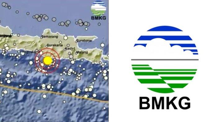 Info resmi BMKG sebut gempa bumi di barat daya Pacitan, Jawa Timur memiliki magnitudo 3.9.