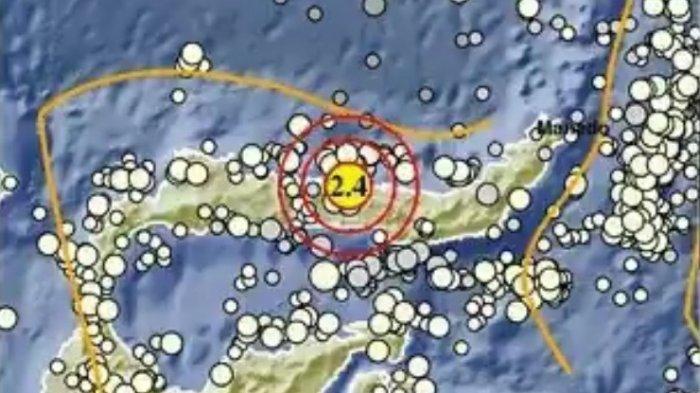 Update gempa terkini, Jumat (14/7/2023) sore ini, BMKG menginformasikan, telah terjadi gempa di wilayah Kabupaten Gorontalo Utara, Provinsi Gorontalo.
