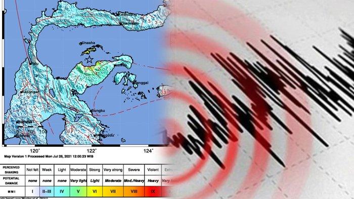 Info gempa magnitudo 4.1 guncang Boroko, Bolaang Mangondow, Sulawesi Utara (Sulut) malam ini, Sabtu (12/10/2024), cek pusat gempa terkini 2 menit yang lalu via BMKG.