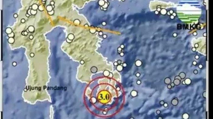 Update gempa hari ini, menurut Badan Meteorologi Klimatologi dan Geofisika ( BMKG ) gempa terjadi di selatan Buton Tengah, Sulawesi Tenggara ( Sultra ) pada Rabu (16/12/2024).