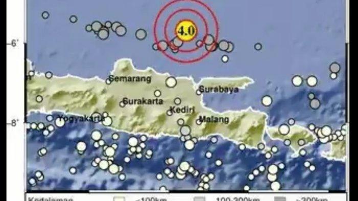 Dilansir dari akun media sosial resmi BMKG, @infoBMKG, gempa terkini dini hari tadi, Jumat (29/3/2023) kembali mengguncang kawasan Tuban dan Jember, Jawa Timur.