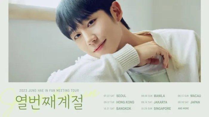 Fan Meeting Jung Hae In di Jakarta 16 September 2023 mendatang (Instagram/@fnc_fishandcake)