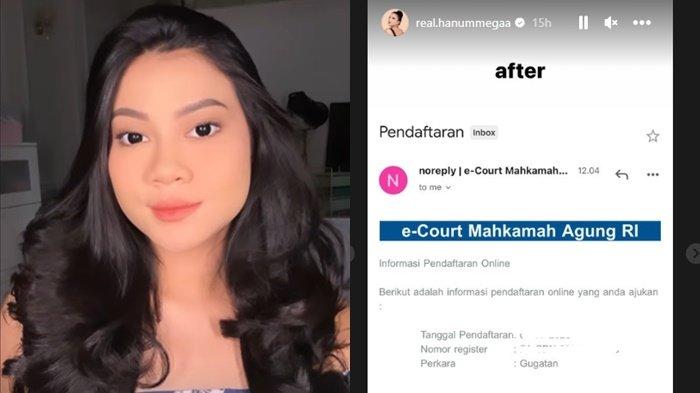 Hanum Mega resmi gugat cerai sang suami dan bakal pidanakan sang pelakor (Instagram/@real.hanummegaa)