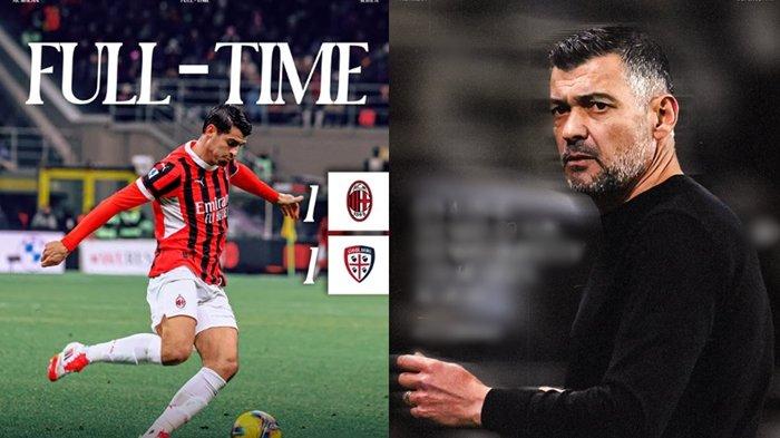 Menilik hasil AC Milan vs Cagliari di Serie A Liga Italia, tentu beda saat pasukan Sergio Conceicao libas Juventus dan Inter Milan di Supercoppa Italiana alias Piala Super Italia.