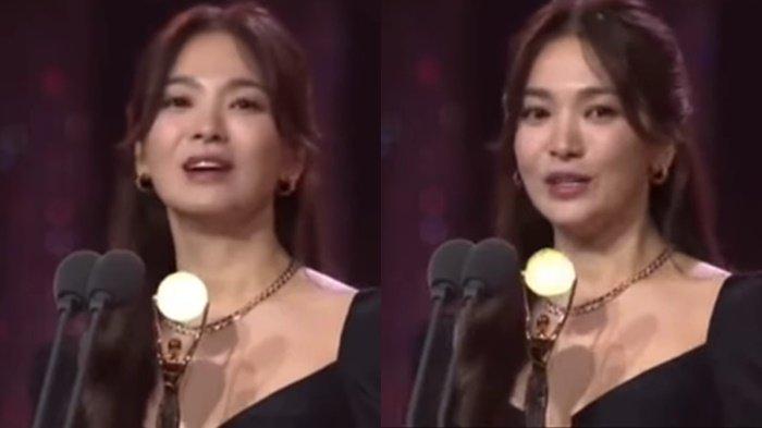 Song He Kyo raih Daesang di Blue Dragon Series Awards 2023 berkat aktingnya di Drama Korea The Glory (soompi)