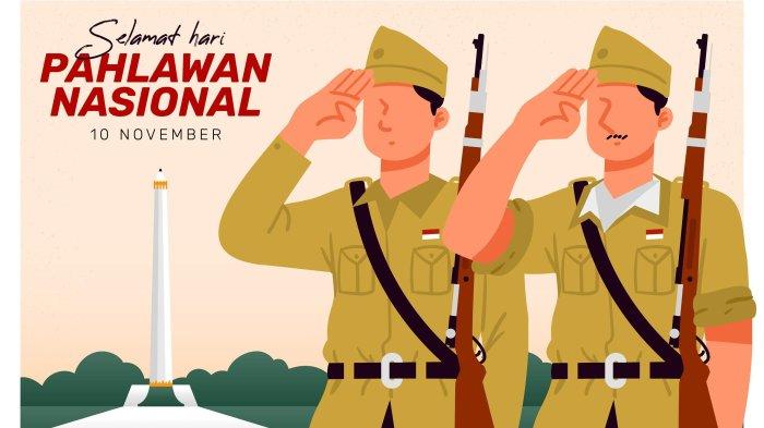 Ilustrasi Hari Pahlawan - Pantun Hari Pahlawan Nasional, cocok dibagikan di sosial media untuk mengenang jasa para pahlawan.