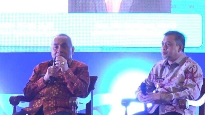 Gubernur Kaltim Isran Noor dan Wakil Gubernur Hadi Mulyadi menyapa masyarakat Kaltim yang hadir dari berbagai kalangan di Convention Hall, Kota Samarinda, Rabu (20/9/2023). 
