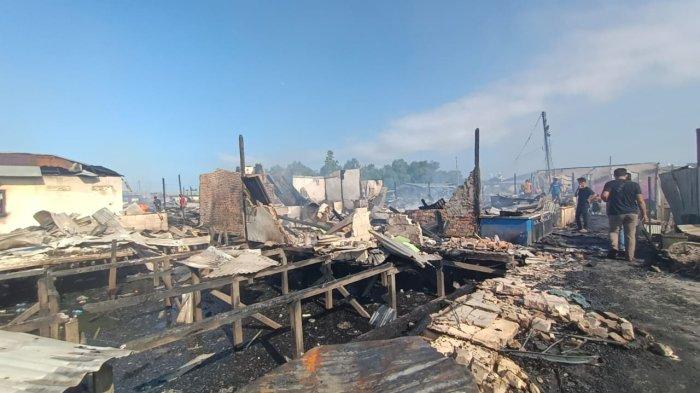 Data Rumah Terbakar di Beringin Tarakan Bertambah, Satu Petugas Pemadam Dilarikan ke Rumah Sakit