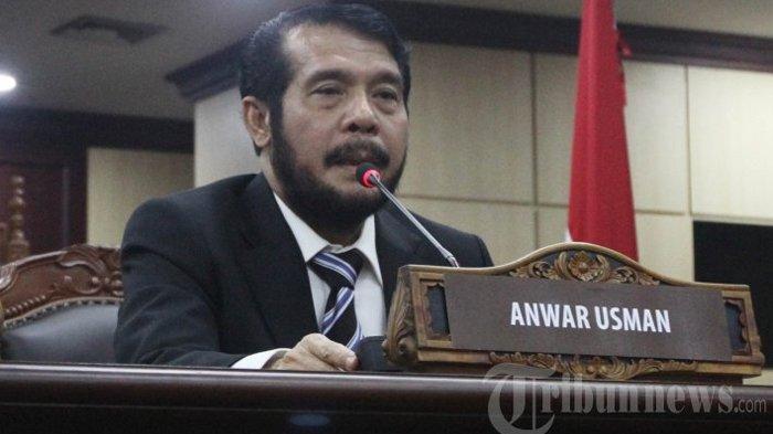 Ketua MK, Anwar Usman. (Tribunnews/Herudin)