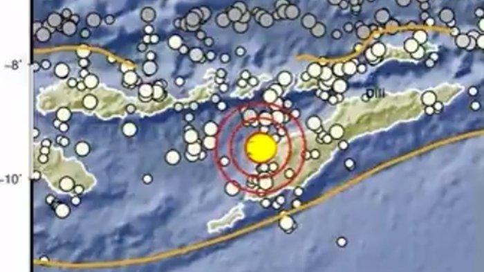 Update gempa bumi hari ini, BMKG menyebut gempa terkini di barat laut Kupang, Nusa Tenggara Timur miliki magnitudo 3.4.