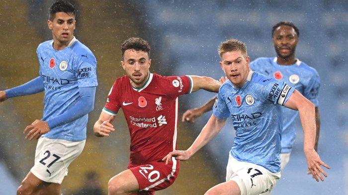 Duel Manchester City vs Liverpool di Liga Inggris, Minggu (8/11/2020) (Twitter / @premierleague)
