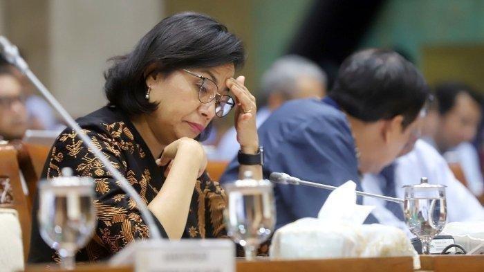 Menteri Keuangan Indonesia Sri Mulyani menyampaikan kabar, bahwa gaji PNS bakal dinaikkan mulai tahun depan, Presiden Jokowi mengumumkan saat penyampaian RUU APBN 2024.. Tribunnews/Jeprima