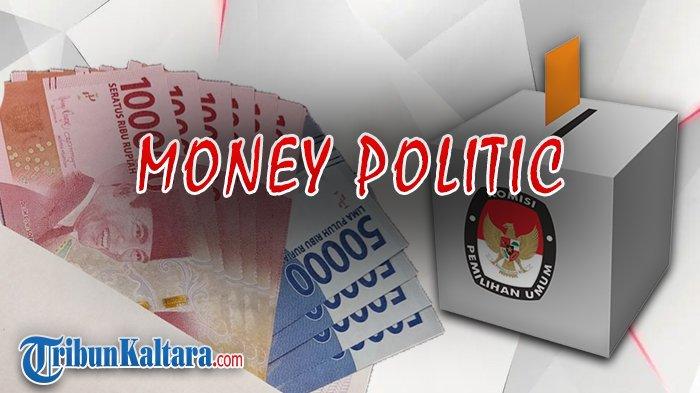 ILUSTRASI - Politik Uang atau Money Politic.