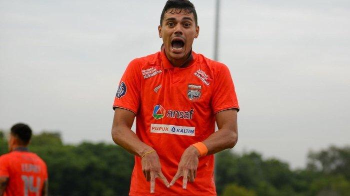 Penyerang Borneo FC Matheus Pato 
