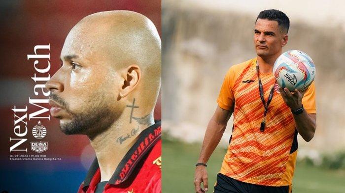 FOTO Carlos Pena (kanan). Usai Big Match Persib vs Persija di Liga 1  yang berakhir dengan skor 2-0 untuk tuan rumah Maung Bandung, Carlos Pena arsitek Macan Kemayoran buka suara.