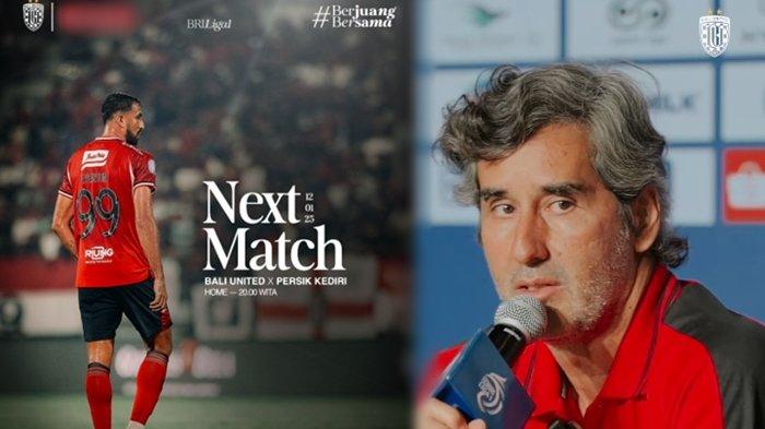 Jelang laga Bali United kontra Persik Kediri di Liga 1, pelatih Serdadu Tridatu yakni Coach Teco tandai khusus Ze Valente eks Persebaya.