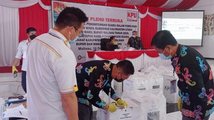 Rapat Pleno KPU Malinau pada Pilkada 2020 lalu di Kantor Organisasi Wanita di Malinau Kota, Provinsi Kalimantan Utara, beberapa waktu lalu.