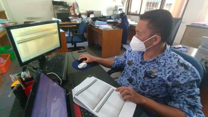 Pemantauan nilai passing grade peserta pasca SKD dan SKB di Kantor BKPSDM Kota Tarakan.