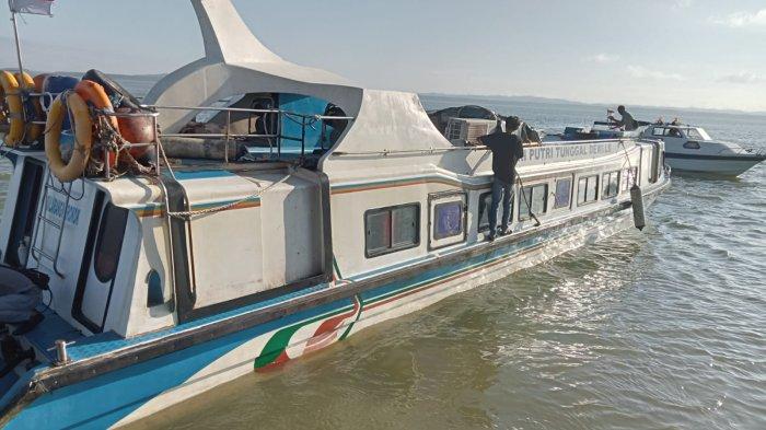 Speedboat reguler yang siap bertolak dari Pelabuhan Liem Hie Djung Nunukan, Sabtu (15/07/2023), pagi