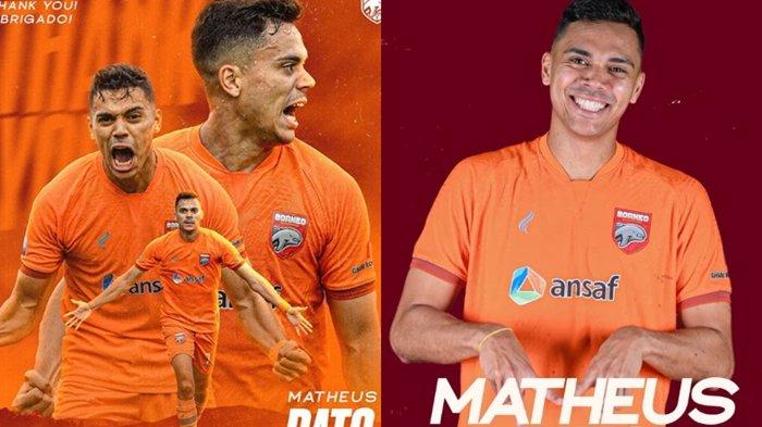 Kabar mengejutkan dari Borneo FC jelang Deby Papadaan di Liga 1 kontra Barito Putera. Striker Borneo FC Matheus Pato memilih tinggalkan Pesut Etam.