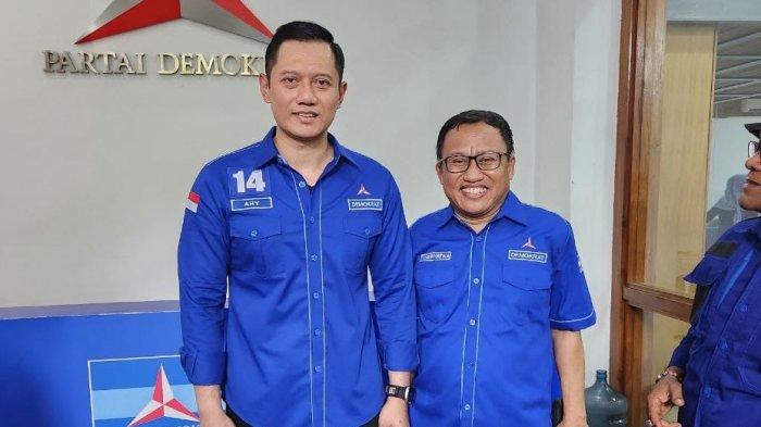 Suheriyatna saat turut mendampingi AHY bersama pengurus DPP Partai Demokrat mengajukan bacaleg DPR RI ke KPU RI di Jakarta.