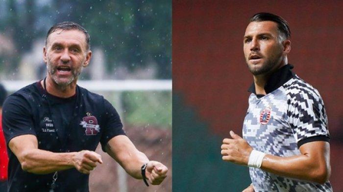 FOTO Thomas Doll dan Marko Simic (kanan).