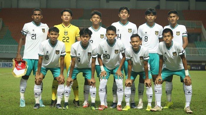 Timnas Indonesia U17 beberapa waktu lalu.
