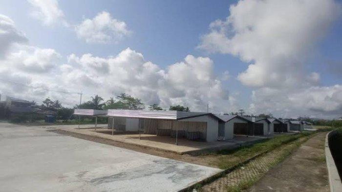 Suasana di Sentra UMKM Seluwing, Kecamatan Malinau Kota, Kabupaten Malinau, Kalimantan Utara.