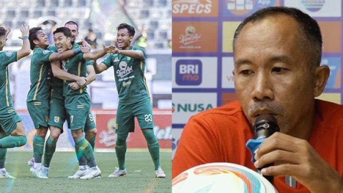 Uston Nawawi akan pimpin Persebaya Surabaya lawan PSS Sleman di Liga 1 sore ini.