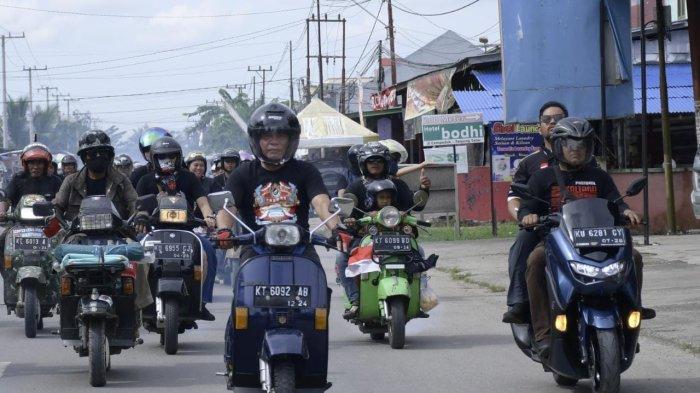 Gubernur Kalimantan Utara, Drs. H. Zainal A Paliwang SH, M.Hum terlihat begitu antusias dengan pelaksanaan Parade Scooter Borneo (PSB) ke XVIII yang digelar 12-13 Agustus 2023, di Dome Sport Center, Kabupaten Bulungan.
