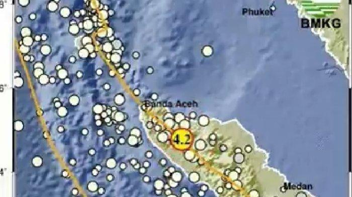 Gempa 3,2 SR Guncang Gayo Lues Aceh Pagi Ini