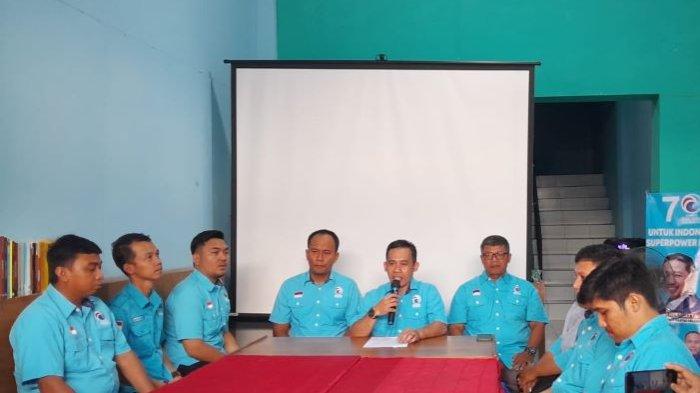 Pengurus DPW Partai Gelora Kalteng, saat mendeklarasikan Dukungannya Untuk Prabowo Subianto Sebagai Capres di Pemilu 2024.