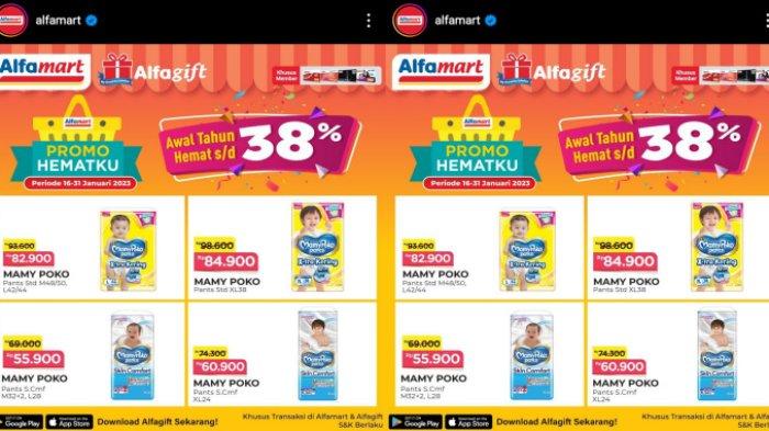 Promo Hematku Alfamart Hari Ini Diskon Popok Bayi 38 Persen, Potongan