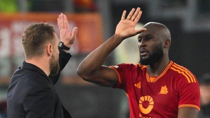 De Rossi dan Lukaku usai AS Roma Berlaga di Liga Europa