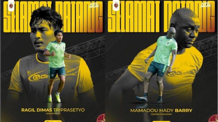 Jadwal Liga 2 2024, Pemain Naturalisasi Baru di Daftar Sriwijaya FC Jelang Hadapi PSMS dan Persiraja Ragil Dimas Triprasetyo dan pemain naturalisasi Mamadou Hady Barry .