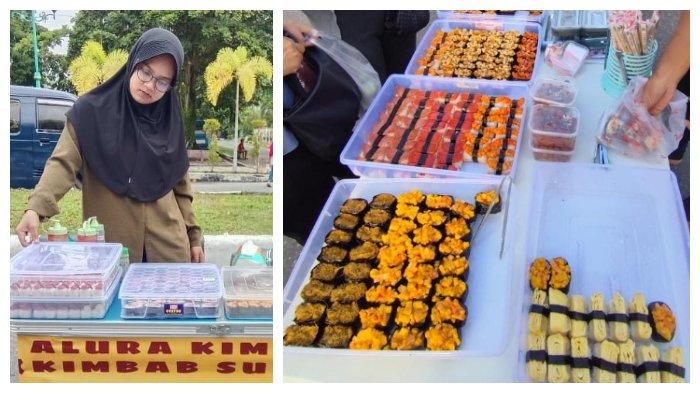 Lulu yang kini masih berstatus mahasiswa, membuka usaha makanan kimbab dengan brand 'Alura Kitchen'.