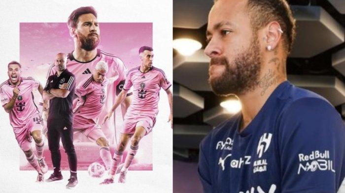 Tak lagi jadi rival Cristiano Ronaldo dan Al Nassr di Liga Arab. Neymar tinggalkan Al Hilal,batal reuni dengan Messi di MLS.