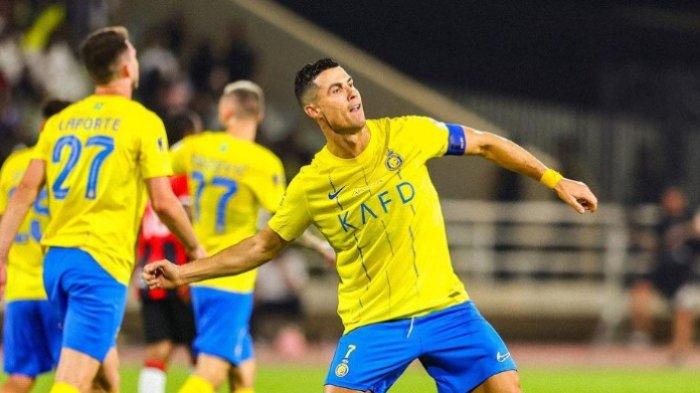 Penyerang Al Nassr dari Liga Arab Saudi, Cristiano Ronaldo.