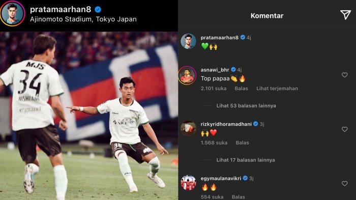 Momen Pratama Arhan Bela Tokyo Verdy. Pratama Arhan dapat julukan baru dari Asnawi Mangkualam, imbas momen bek Timnas Indonesia bela Tokyo Verdy