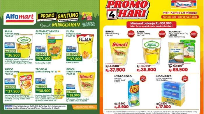 Gambar terkait Promo Alfamart Serba Gratis - Indomaret Hari ini Minyak Goreng Kalimantan-Sulawesi-NTB Rp 41.400 (dari Bing)