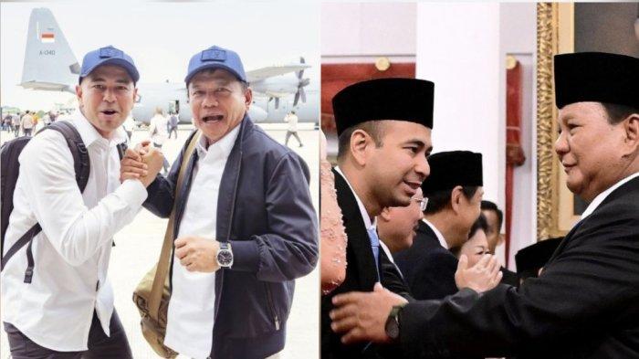 Foto bersama penuh kebersamaan, antara Raffi Ahmad bersama Letjen TNI (Purn) M Herindra sebagai Kepala Badan Intelijen Nasional (BIN)