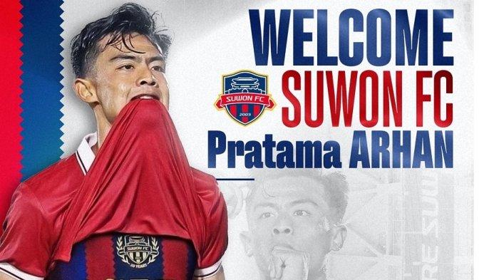 Suwon FC Resmi Rekrut Pratama Arhan