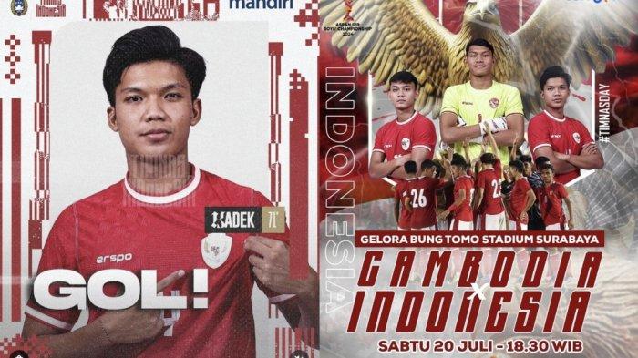 skor hasil akhir Timnas U19 Indonesia vs Kamboja di Piala AFF U19 2024.