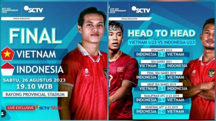 Live Gratis Sctv Link Streaming Timnas U23 Indonesia Vs Vietnam Final Live Gratis Sctv Link Streaming Timnas U23 Indonesia Vs Vietnam Final