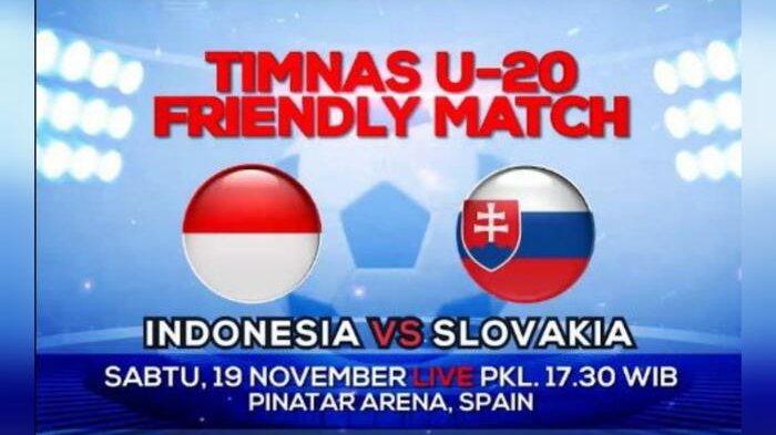 Jadwal Timnas U20 Indonesia vs Slovakia Live TV Indosiar, Bangkit