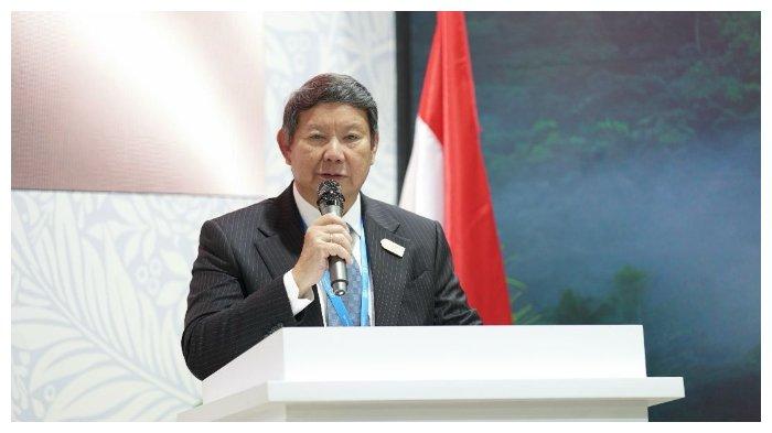 Utusan Khusus Presiden Republik Indonesia dalam COP29, Hashim Djojohadikusumo memberikan keynote speech di sesi talkshow CEO Climate Talks bertajuk 