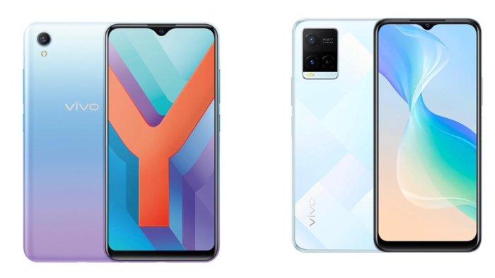 Foto Vivo Y1s dan Vivo Y21. Daftar harga HP Vivo yang promo di awal Juni 2023, Vivo Y1s dan Vivo Y21 dibanderol murah cuma Rp 1 jutaan. (vivo.com)