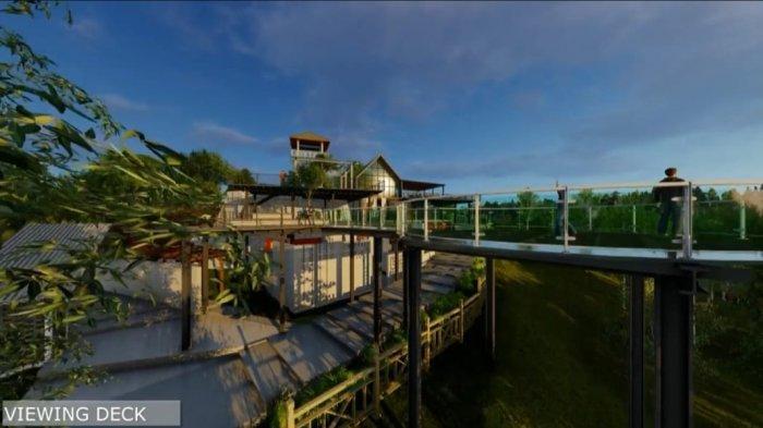 Tangkapan Layar Video Masterplan objek Wisata Tebing Tinggi, di Desa Kumpai Batu Atas, Kecamatan Arut Selatan, Kabupaten Kotawaingin Barat, Kalimantan Tengah.