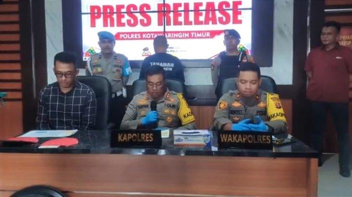 Satreskrim ungkap hasil Operasi Peti Polres Kotim dengan mengamankan seorang tersangka dan barang bukti, Kamis (03/08/2023).