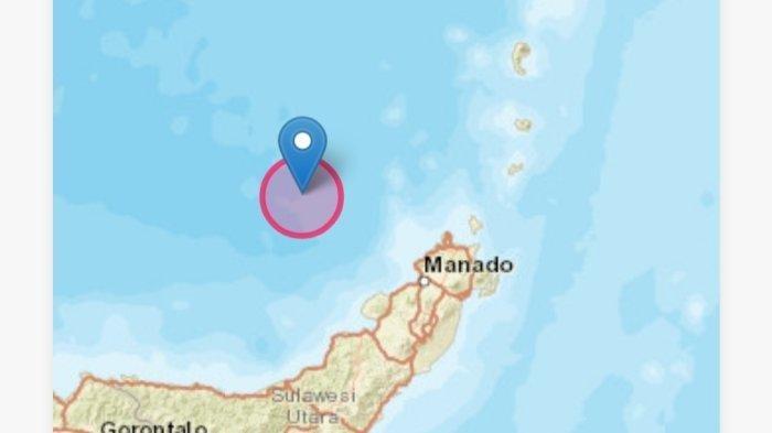 Gempa Manado hari ini mengguncang wilayah Sulawesi Utara
